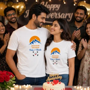 personalized adventure together couple tshirts names date celebrating anniversary