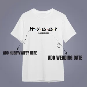 Describing T-shirt Marital Milestone Tees for Couples