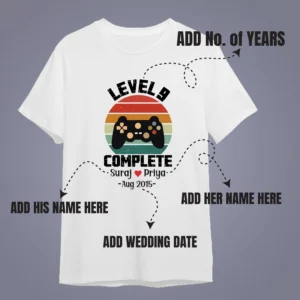 describing Romantic Matching Shirt Set for Partners