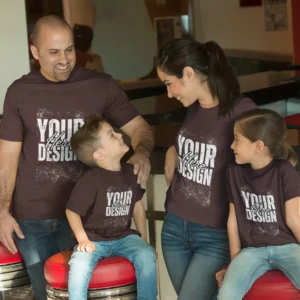 Premium Family Cotton T‑Shirts – Soft Unisex Comfort Tees