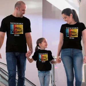 Premium Soft Cotton Unisex Family T-Shirts – All Sizes