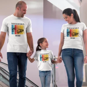 Premium Soft Cotton Unisex Family T-Shirts – All Sizes
