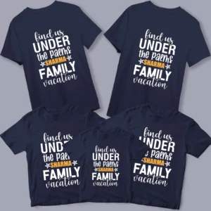 Family Vacation Shirts – Custom Names & Destination Print