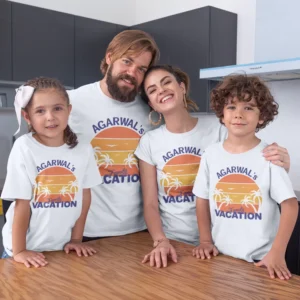 Matching Family Vacation T-Shirts – Design Your Own Custom Tees