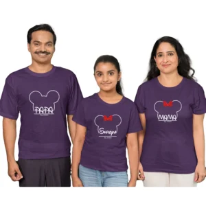 personalized matching family t shirts with names for mom dad and daughter custom family outfit india