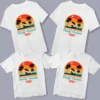 Custom Family Vacation T-Shirts Hawaii Theme – Personalized Matching Family Holiday Shirts with Name & Year Beach Trip Outfit