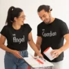 Love Theme Couple Tees for Him & Her