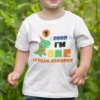 Personalized dinosaur 1st birthday kids t shirt with custom name roar im one baby birthday party tshirt for boys