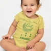 Personalized baby first Eid romper with custom name printed cotton outfit for baby boy and girl in India
