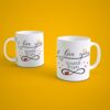 personalized couple name coffee mug with infinity love design romantic custom gift for couples