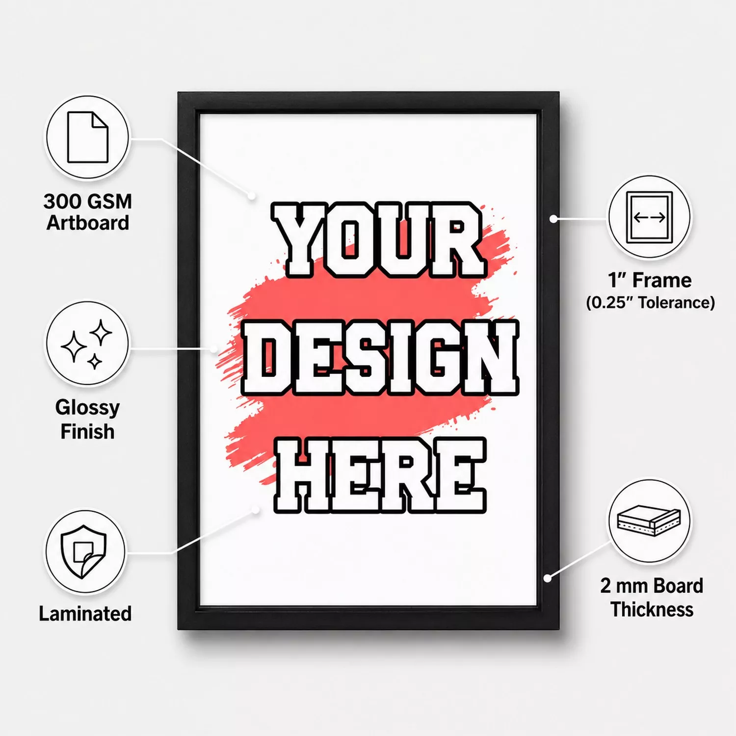 Personalised Couple Star Map Frame with Photo & Music Code | Night Sky Print - Image 6