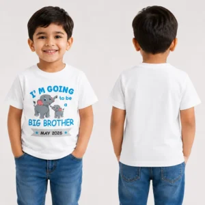 big brother announcement kids elephant tshirt may 2026 front back view