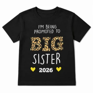 Alternative view of Personalized Big Sister or Big Brother Announcement Kids T-Shirt