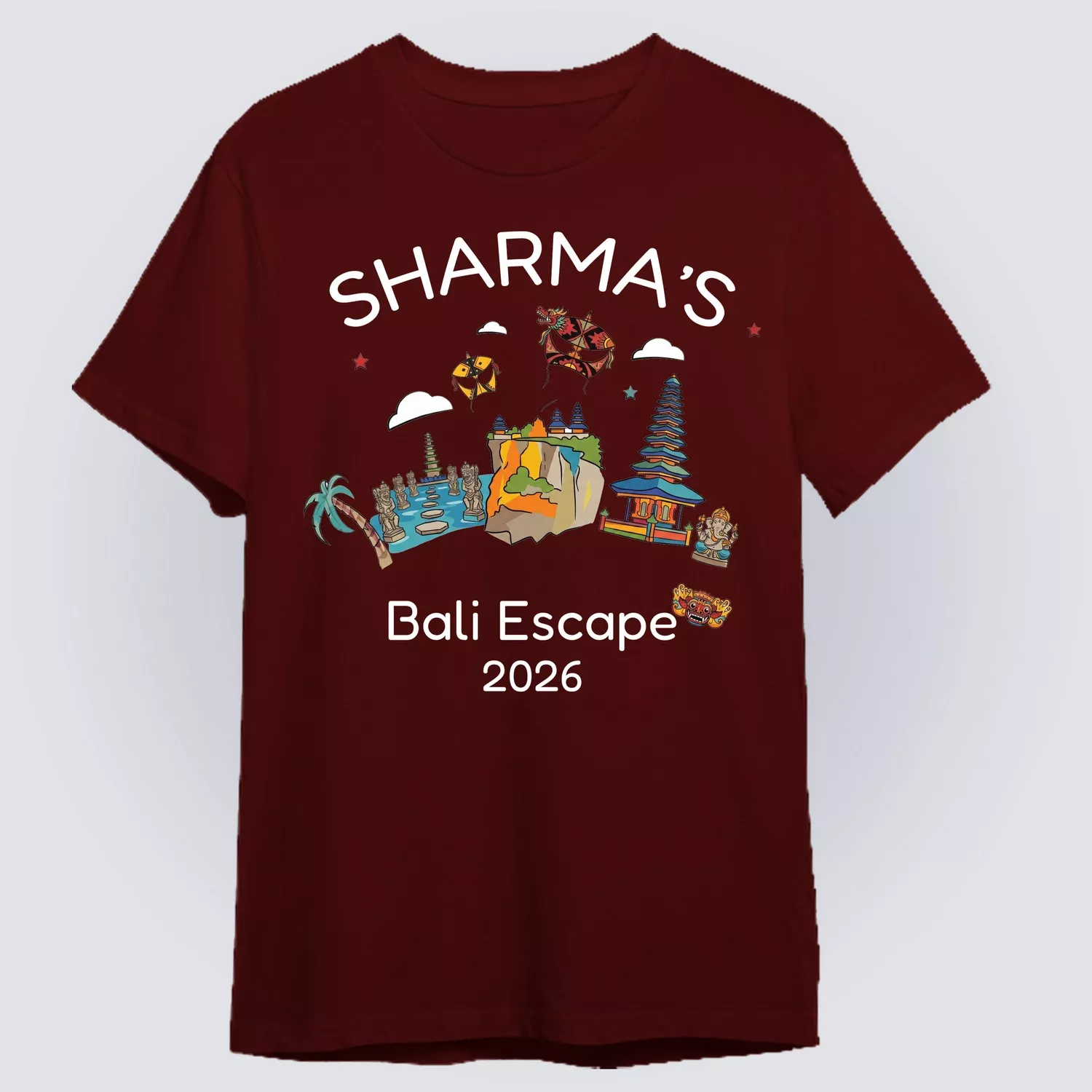 Personalized Family Vacation T-Shirts Travel with Custom Name Print - Image 4