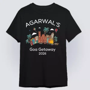 Alternative view of Personalized Family Vacation T-Shirts Travel with Custom Name Print