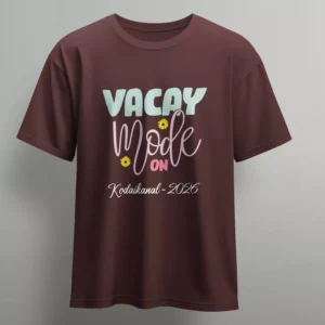Alternative view of Personalized Family Vacation T-Shirts – Vacay Mode Typography Matching Tees for Travel & Holiday Trips