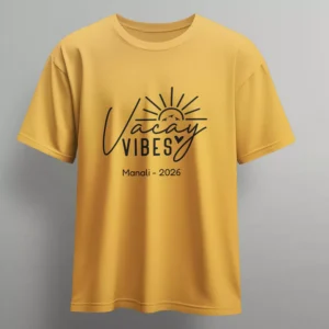 Alternative view of Personalized Family Vacation T-Shirts – Matching Trip Tees with Custom Location & Year Print (Travel Edition)