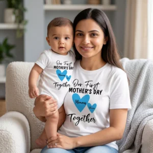 Alternative view of Personalized First Mother’s Day Mom & Baby Matching T-Shirt Set