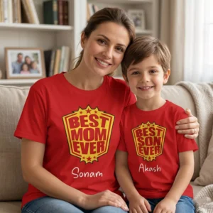 Alternative view of Personalized Mother’s Day Mom & Kid Matching T-Shirts Gift