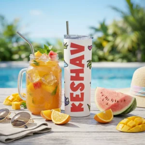 Alternative view of Personalized Kids Dinosaur Tumbler with Name | Cute Cartoon Dino Straw Bottle Gift for School & Daily Use