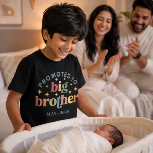 promoted to big brother kids pregnancy announcement tshirt lifestyle image