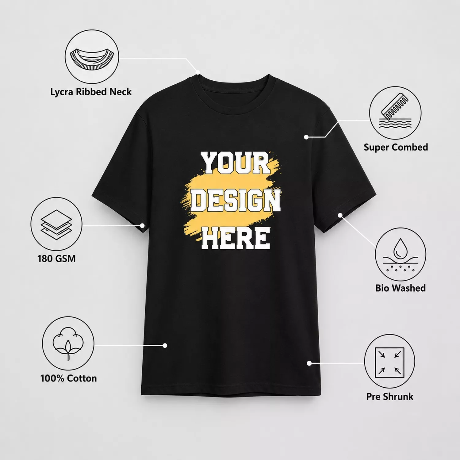 Personalised Wedding Couple T-Shirts with Caricature Photo & Bride Groom Names - Image 4